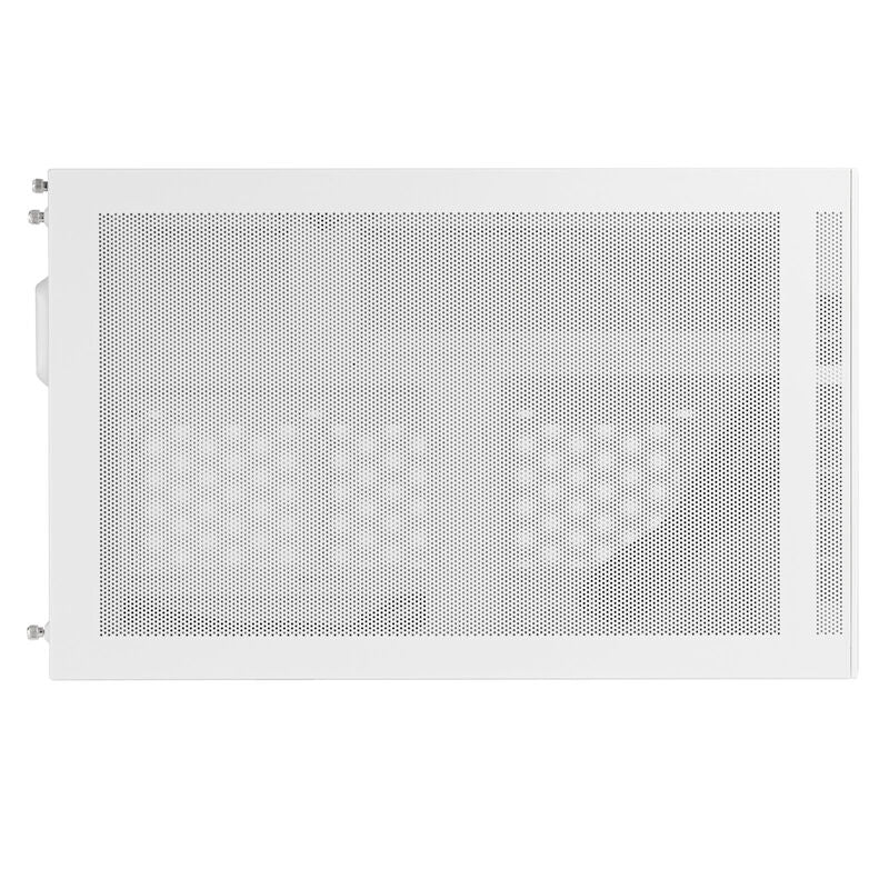 SilverStone SST-SG17W Micro-ATX kabinett minitårn hvit montert