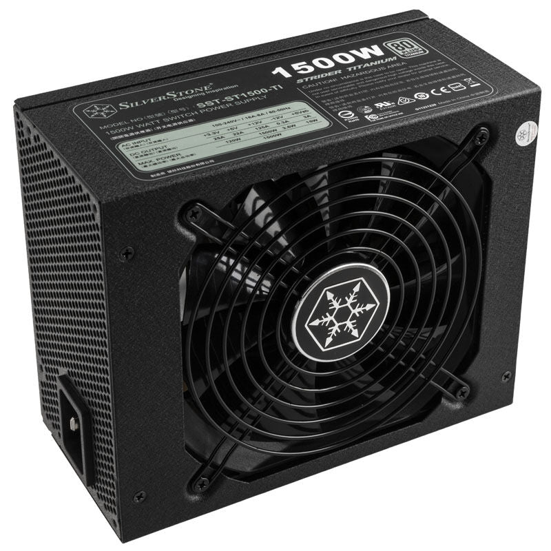 SilverStone SST-ST1500-TI v2.0 Strider strømforsyning bakside