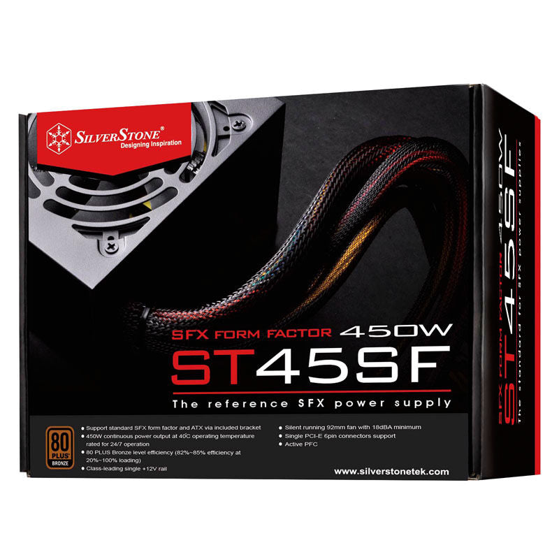 SilverStone SST-ST45SF V3.0 med ATX monteringsbrakett