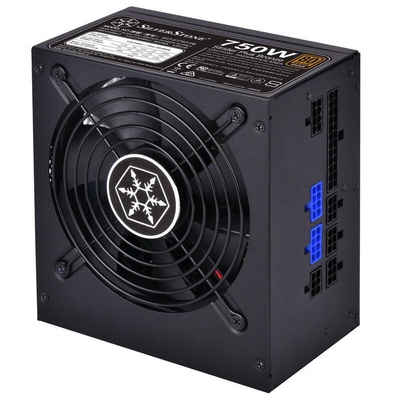 SilverStone SST-ST75F-PB Strider Plus strømforsyning detalj nærbilde