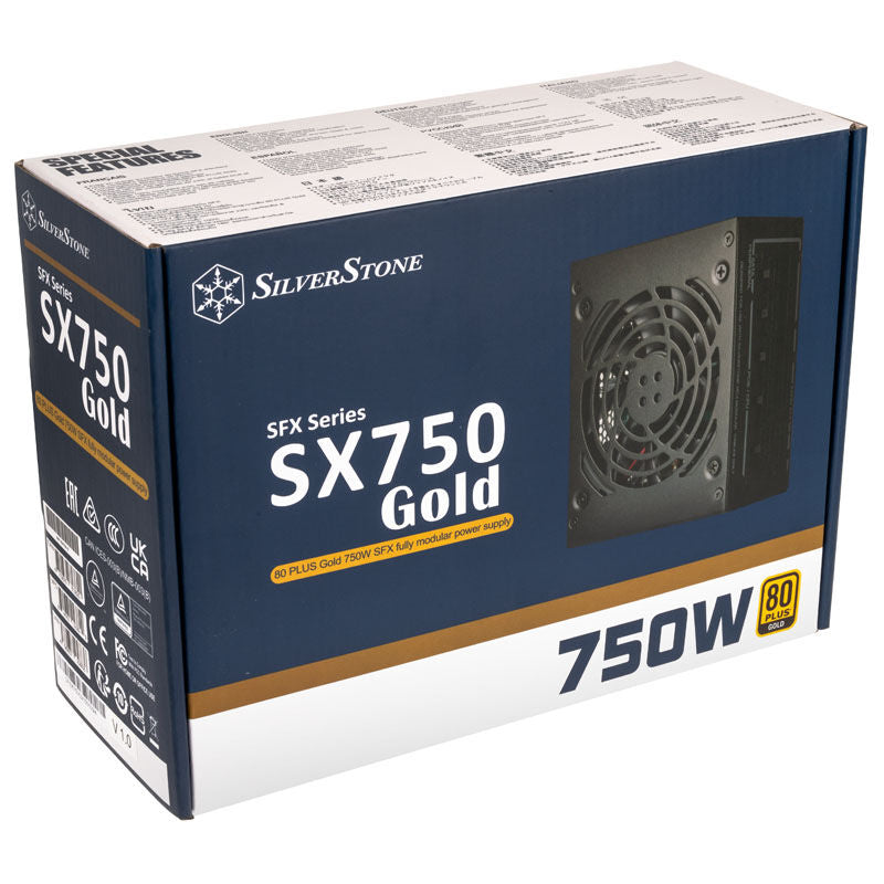 SilverStone SST-SX750-G SFX strømforsyning logo