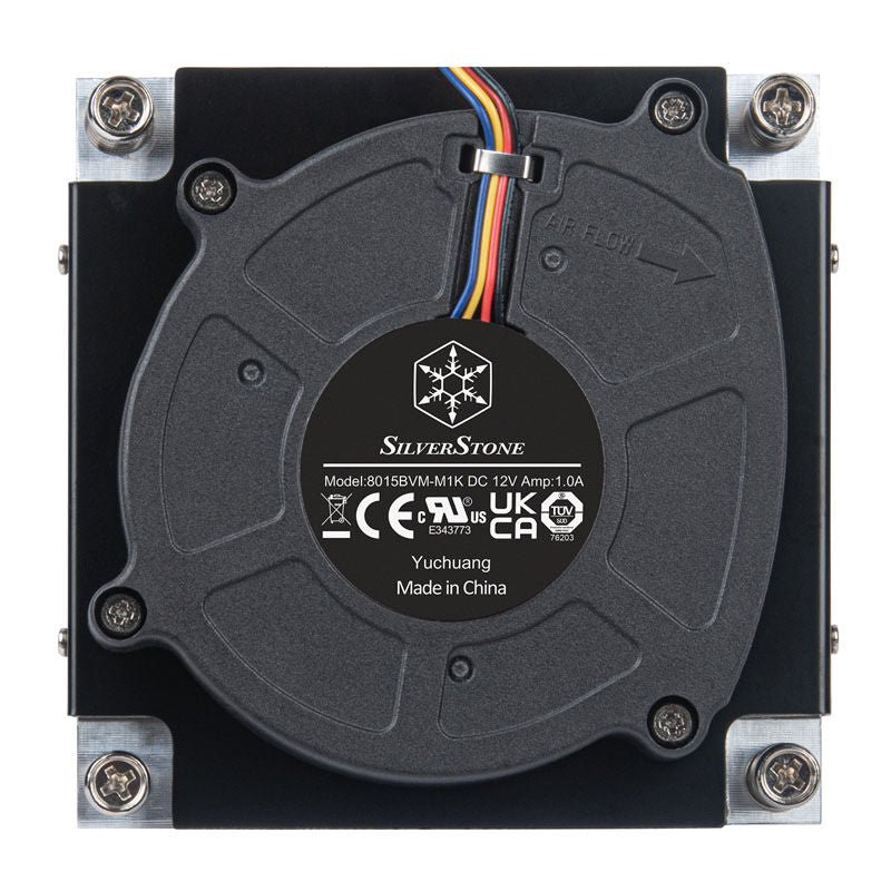 SilverStone SST-XE01-1700A low profile CPU-kjøler bakside