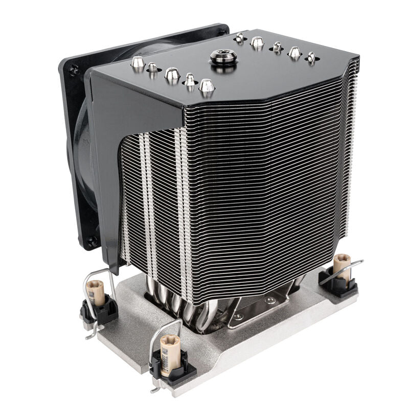 Nærbilde av vifte på Silverstone SST-XE04-4677VB CPU-kjøler