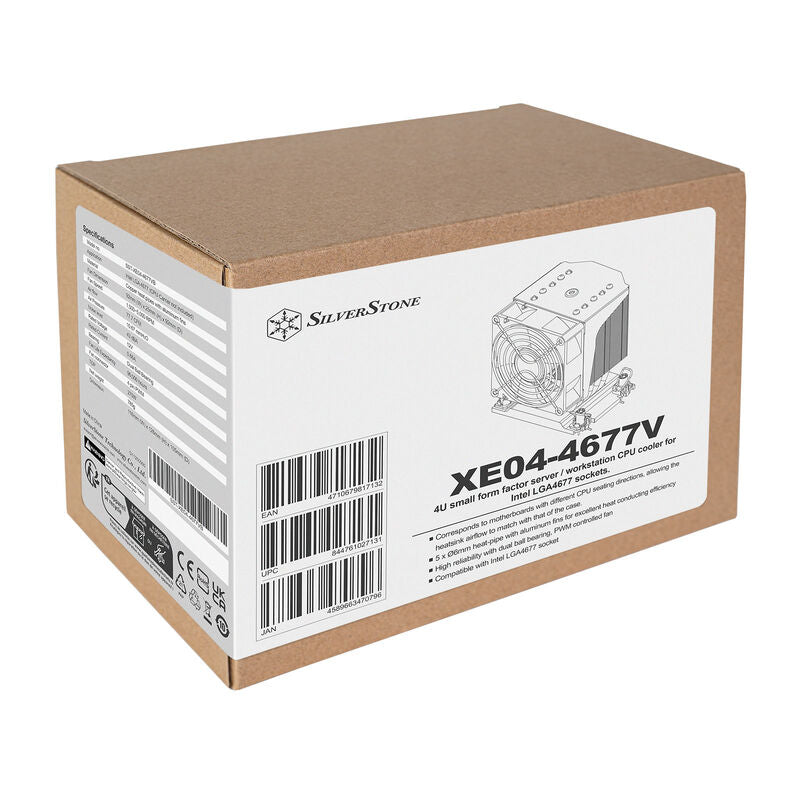 Silverstone SST-XE04-4677VB CPU-kjøler vifte PWM-styring
