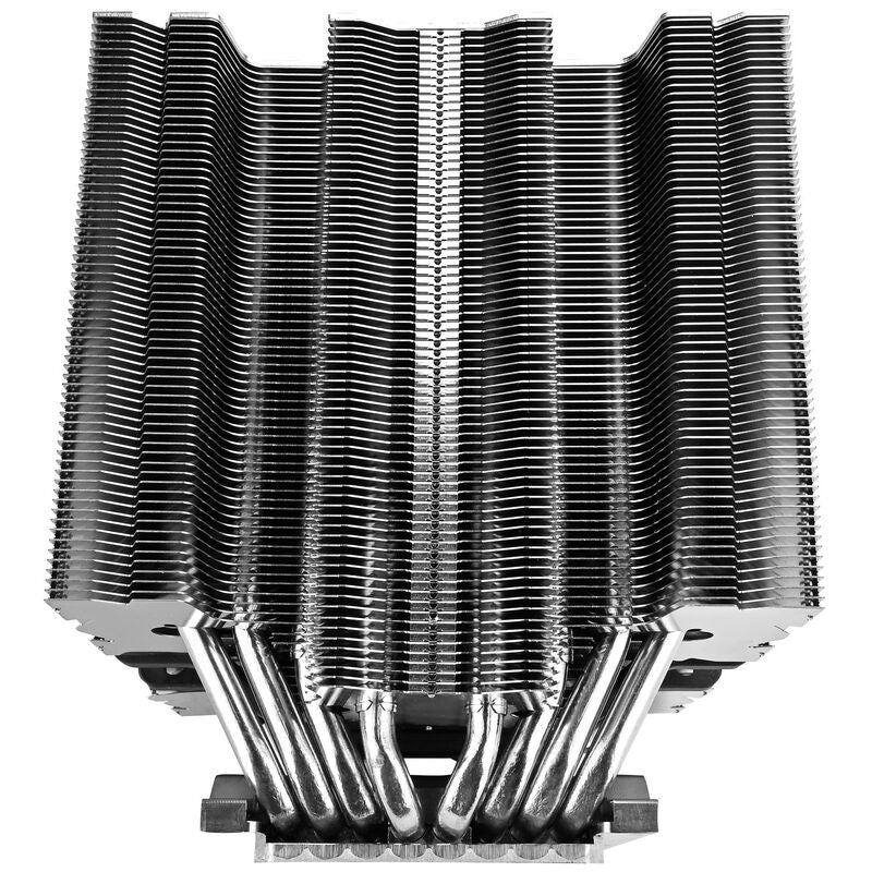 SilverStone SST-XED120S-WS CPU-kjøler dobbelttårn nærbilde vifte