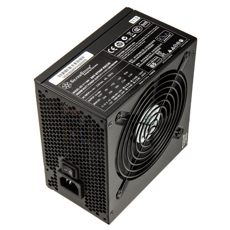 SilverStone Strider Essential ST50F-ES230 v2.0 strømforsyning bakside