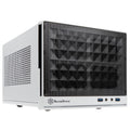 SilverStone Sugo SG13 Mini-ITX kabinett hvit mesh forfra