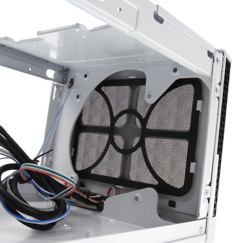 SilverStone Sugo SG13 Mini-ITX kabinett hvit mesh ventilasjon