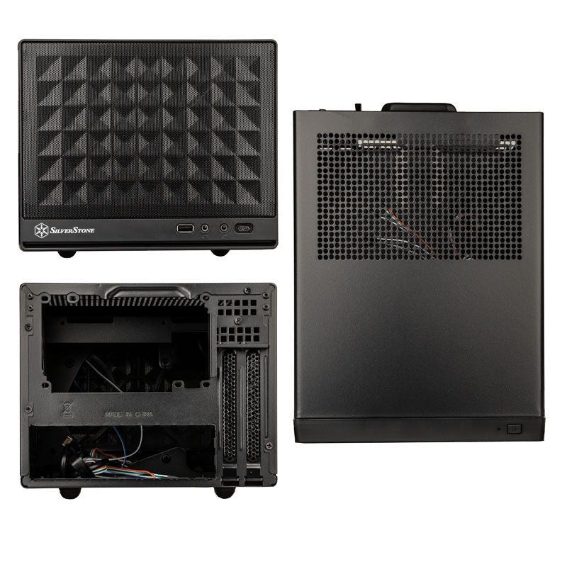 SilverStone Sugo SG13B-C kabinett bakside med I/O-panel