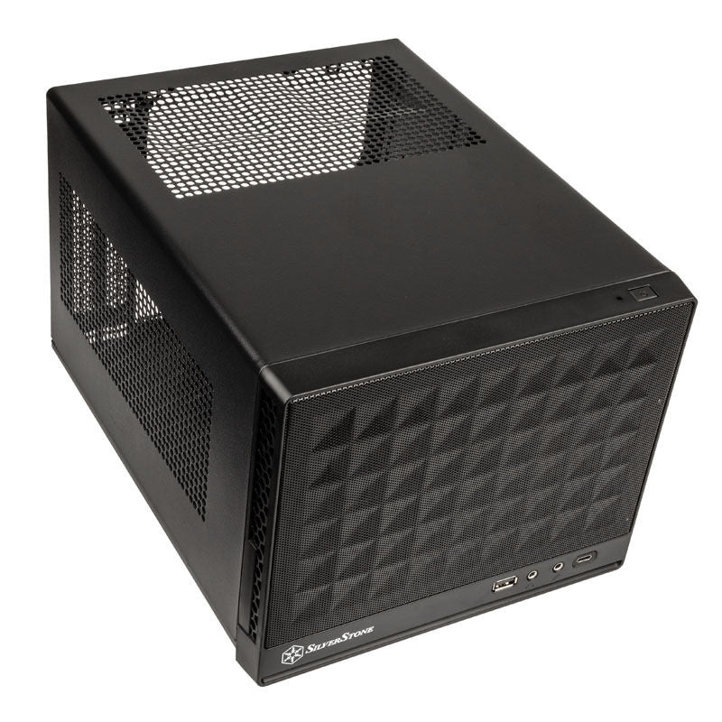 SilverStone Sugo SG13B-C kabinett med frontpanel og vifte