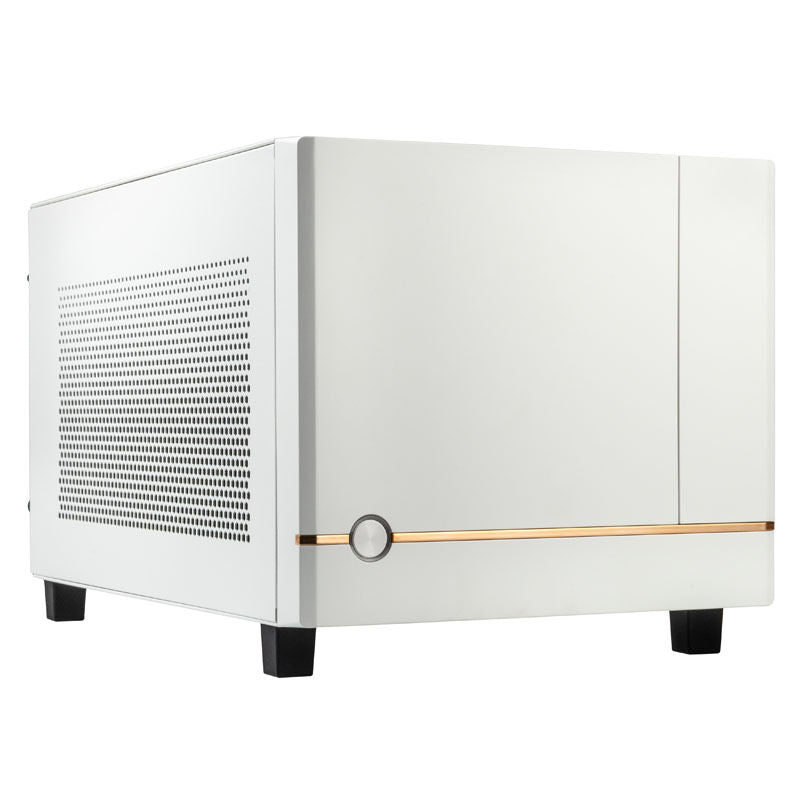 SilverStone Sugo SG14 Mini-ITX kabinett hvit mesh forfra