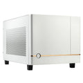 SilverStone Sugo SG14 Mini-ITX kabinett hvit mesh forfra