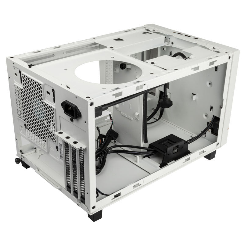 SilverStone Sugo SG14 Mini-ITX kabinett hvit mesh intern layout