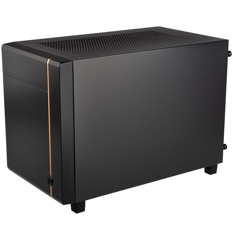 SilverStone Sugo SG14 Mini-ITX kabinett svart mesh detalj mesh sidepanel