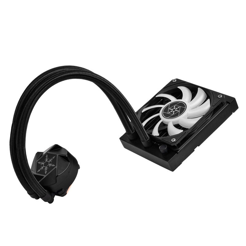 SilverStone VIDA 120 SLIM AIO vannkjøling bakside