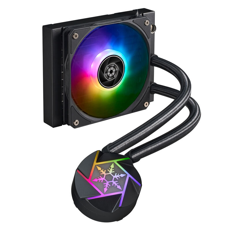 SilverStone VIDA 120 SLIM AIO vannkjøling 120 mm svart forfra