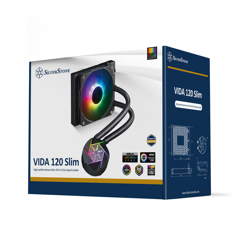 SilverStone VIDA 120 SLIM AIO RGB-controller