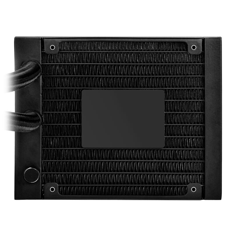 SilverStone VIDA 120 SLIM AIO nærbilde av RGB-lys