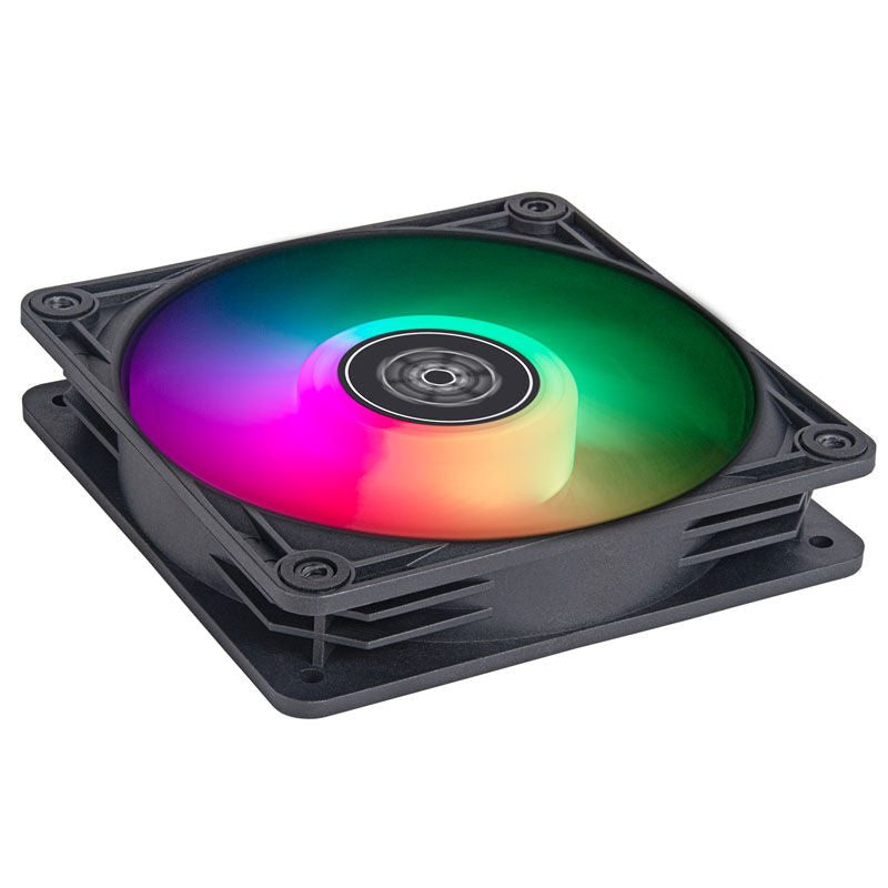 SilverStone VISTA Performance vifte 140 mm ARGB PWM svart forfra