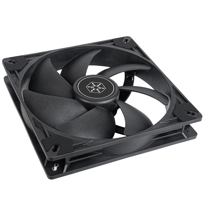 SilverStone VISTA Performance vifte 140 mm PWM svart forfra