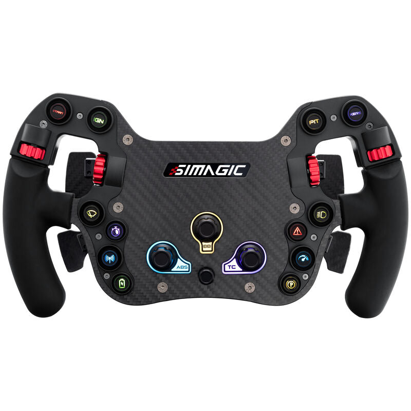 Simagic FX-C simracingratt 290 mm RGB karbonfiber forfra