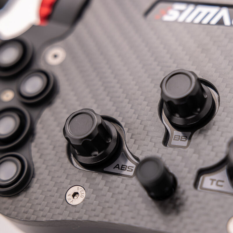 Simagic FX-C simracingratt 290 mm RGB karbonfiber RGB-lys i aksjon