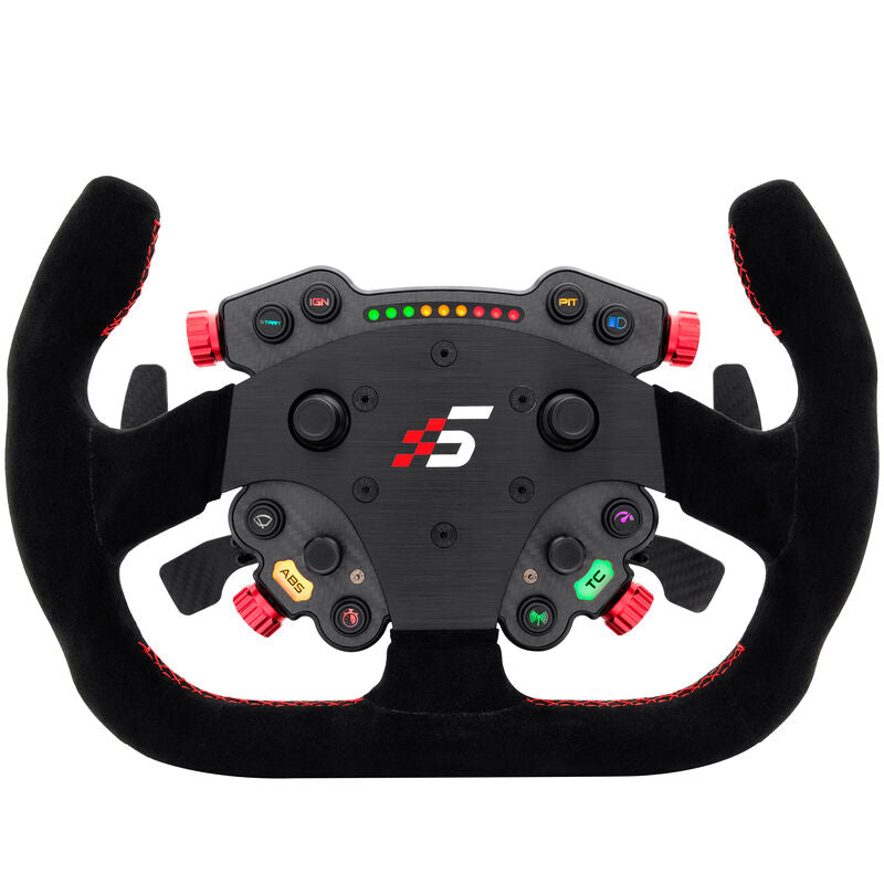 Simagic GTC-C simracingratt Alcantara quick-release bakside