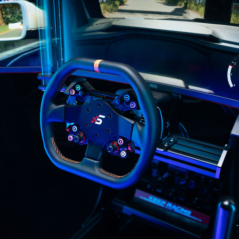 Simagic NEO X 310G simracing-ratt montert i rigg