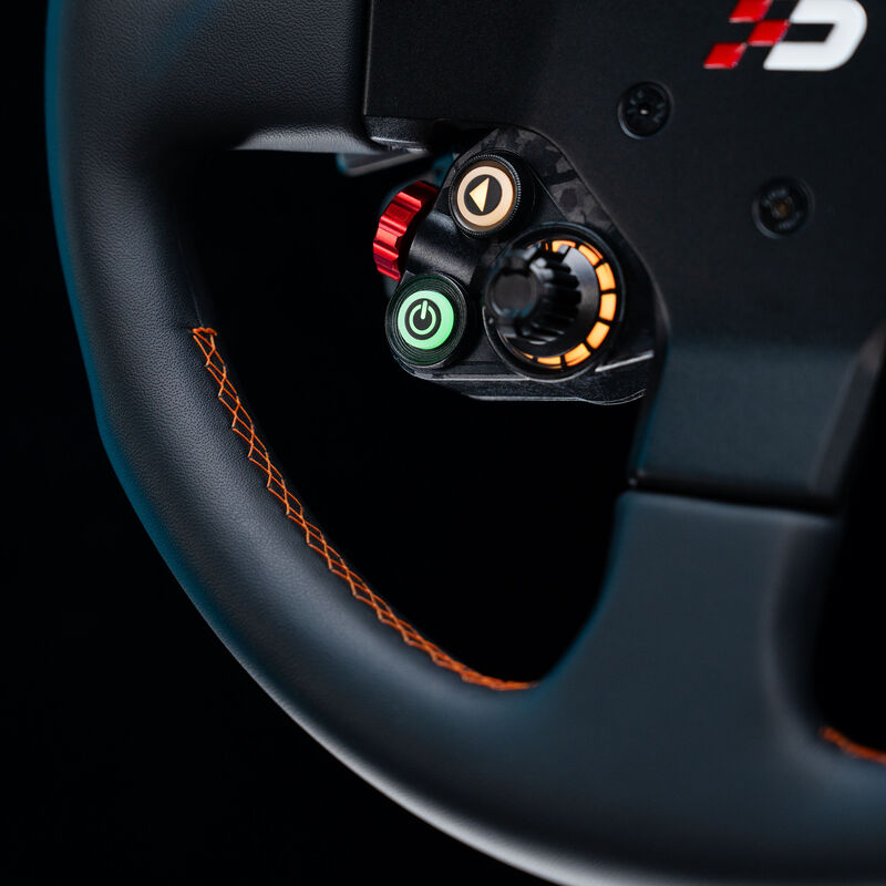Nærbilde av knappene på Simagic NEO X 330T simracingratt