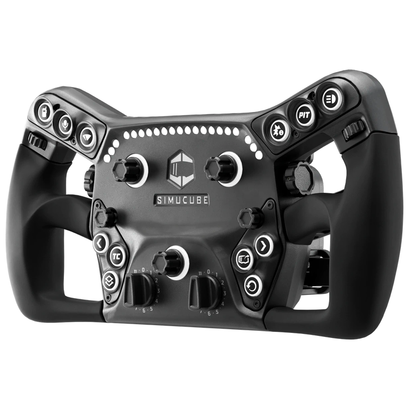 Simucube Savu Pro GT-ratt aluminium RGB forfra