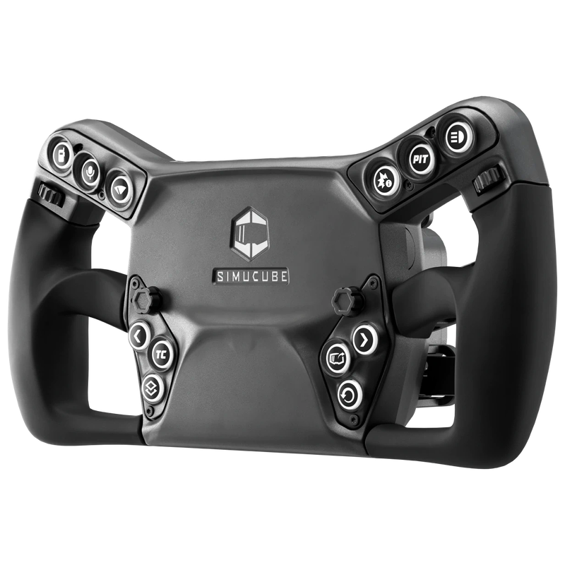 Simucube Savu Sport GT-ratt aluminium RGB forfra