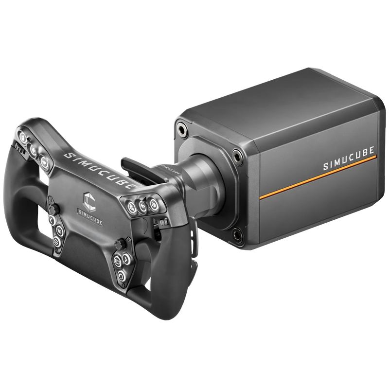 Simucube Savu Sport GT-ratt aluminium RGB bakside