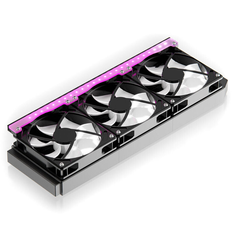 Singularity Computers ARGB- og UV-LED-stripe 360 mm radiator bakside