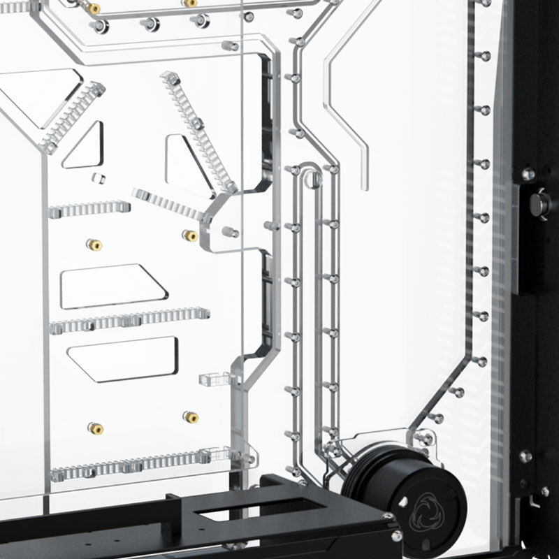 Singularity Computers Spectre 3.0 fulltårn svart XL-ATX RGB sidepanel i akryl