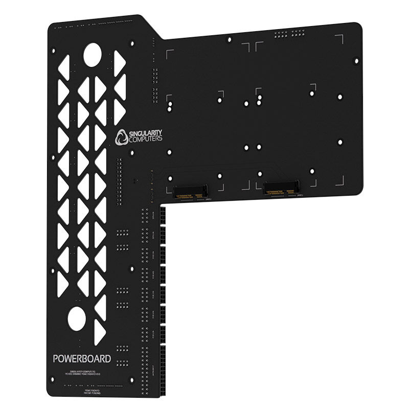 Singularity Computers PowerBoard PC-O11D kabelfordeler svart bakside