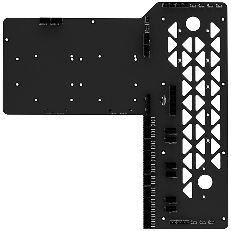Singularity Computers PowerBoard PC-O11D kabelfordeler svart detalj