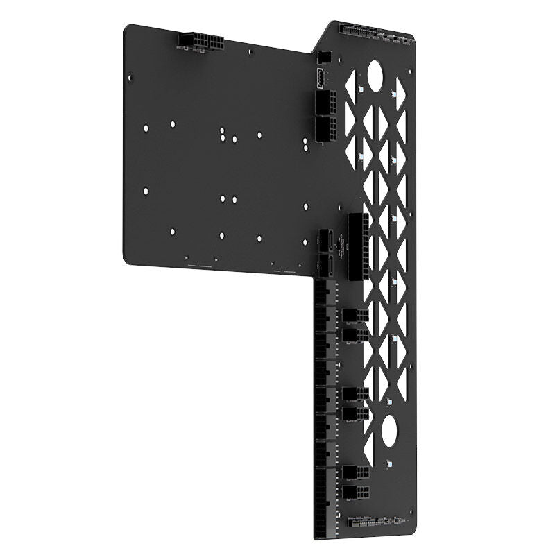 Singularity Computers PowerBoard PC-O11D kabelfordeler svart nærbilde