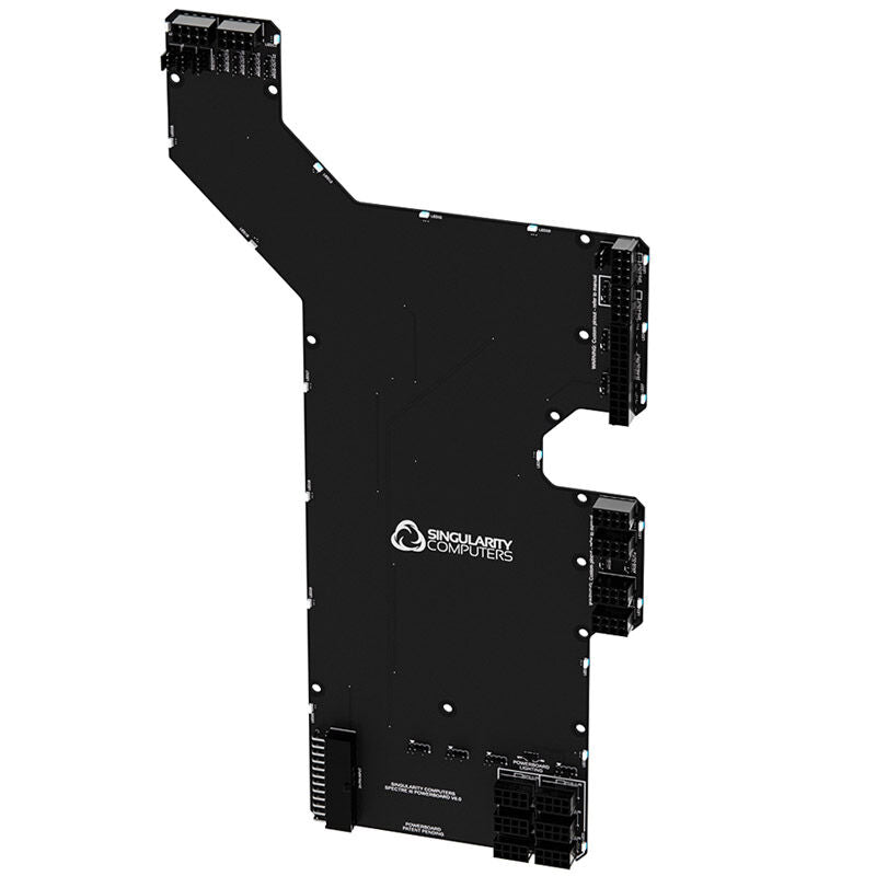 Montert Singularity Computers PowerBoard Spectre 3.0 kabelfordeler svart i PC-O11D