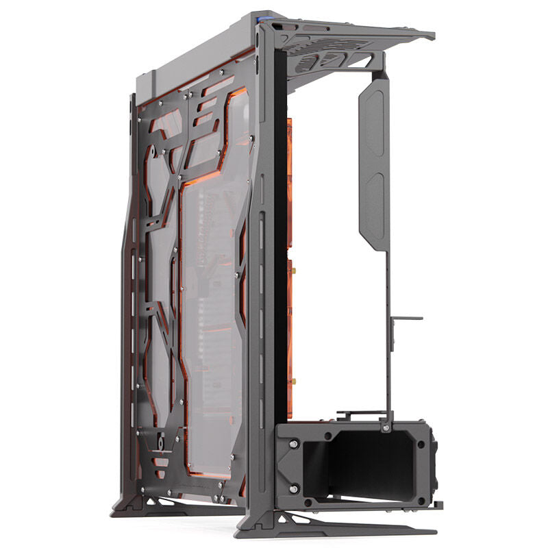 Singularity Spectre 3.0 Ardus Limited Edition fulltårn graphite nærbilde av CNC-frest aluminiums sidepanel