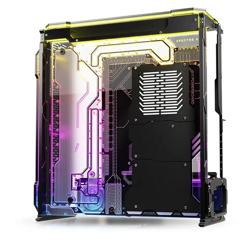Singularity Computers Spectre 4 fulltårn vannkjøling svart E-ATX montert