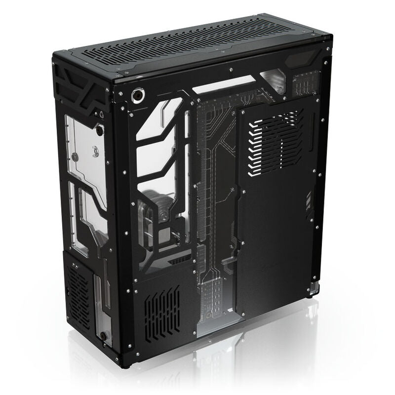 Singularity Computers Stream-M Dual Loop detalj av RGB-belysning