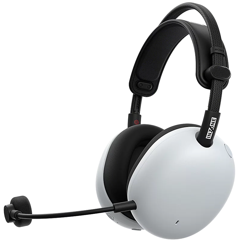 Sony INZONE H9 II trådløst gamingheadset ANC hvit forfra