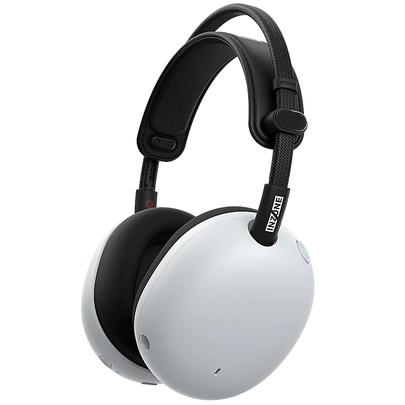 Sony INZONE H9 II trådløst gamingheadset ANC hvit bakside