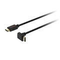 Ssupd Meshroom HDMI 2.1 kabel 90° vinklet 8K 2 m svart forfra