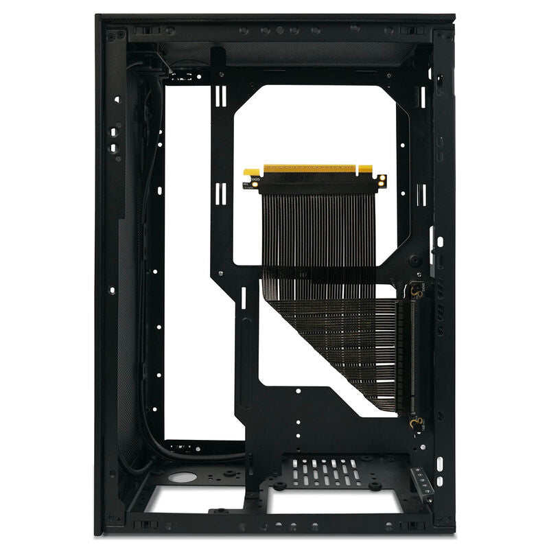 SSUPD Meshroom S V2 kabinett Mini ATX Mesh hvit åpen visning