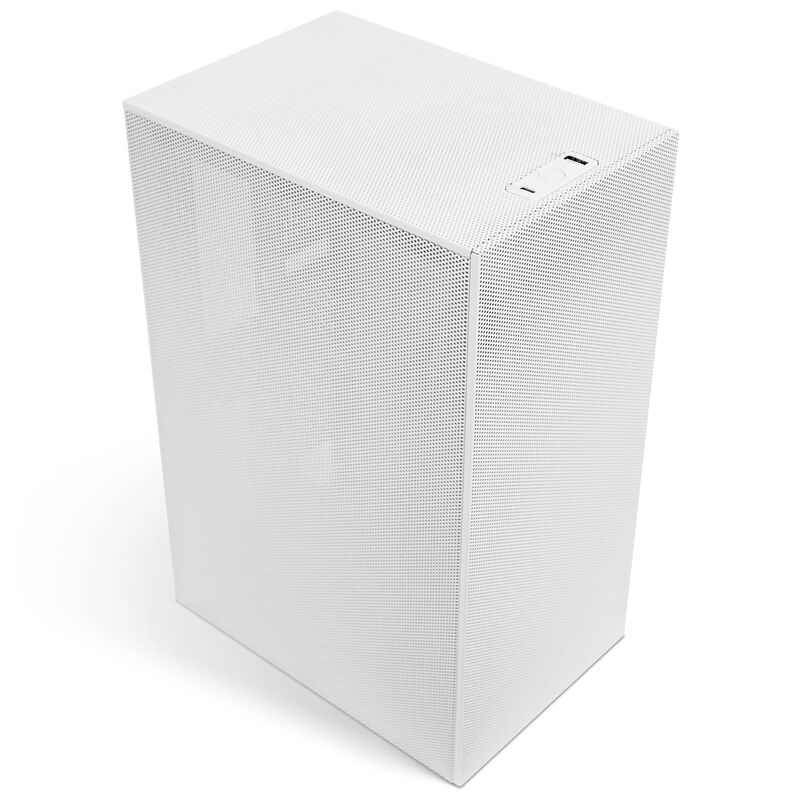 SSUPD Meshroom S V2 kabinett Mini ATX Mesh hvit bakside