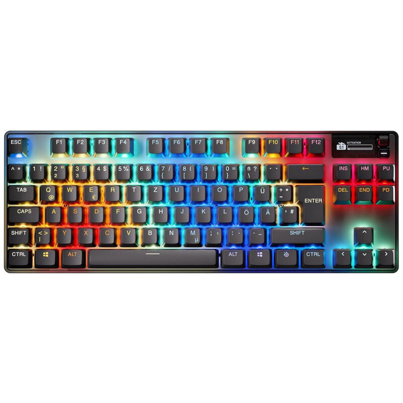 Detalj av SteelSeries Apex Pro TKL Gen 3 trådløs gamingtastatur taster