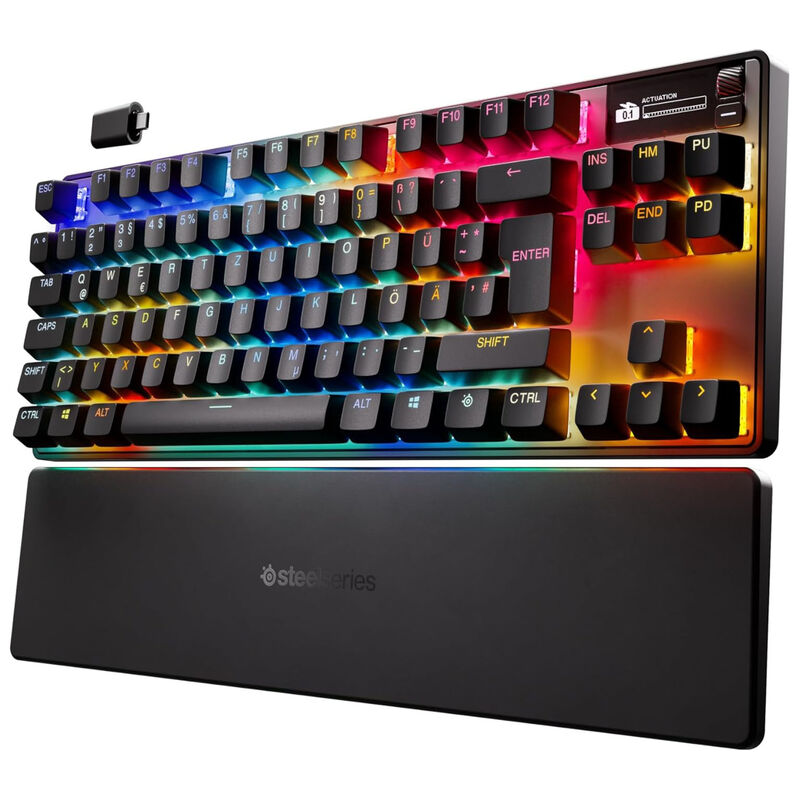 SteelSeries Apex Pro TKL Gen 3 trådløs gamingtastatur forfra