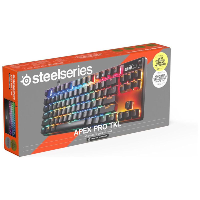 SteelSeries Apex Pro TKL Gen 3 nærbilde av håndleddsstøtte