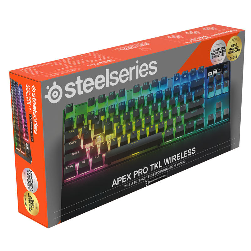 SteelSeries Apex Pro TKL Wireless gamingtastatur multimedia-ratt
